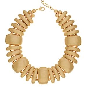 Textured Multi Dome Shaped Necklace